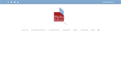 Desktop Screenshot of phillyfellows.org